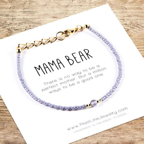 Jewel Mama Bear Bracelet - Inspirational Jewelry