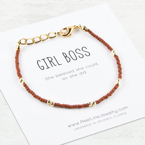 Boho Girl Boss Bracelet