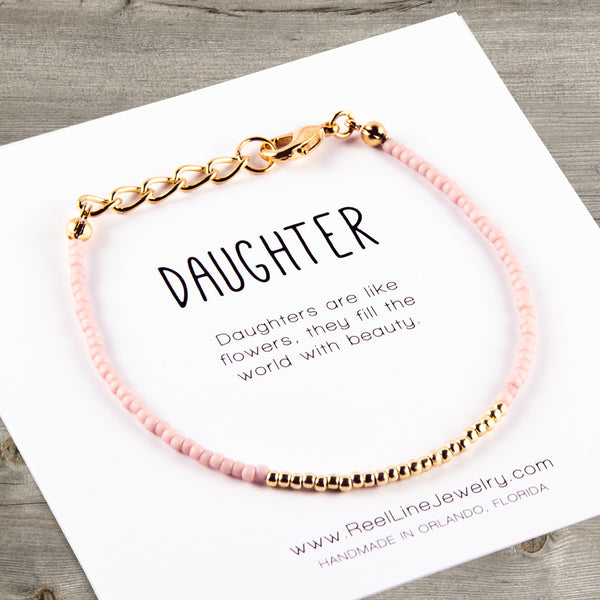 Minimalist  Daughter Bracelet