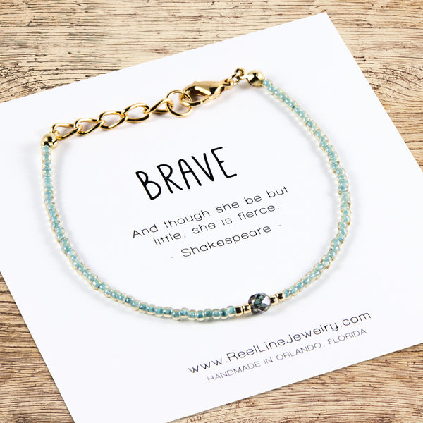 Jewel Brave Bracelet - Inspirational Jewelry