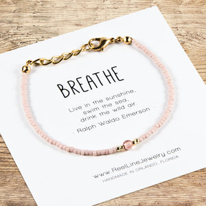 Jewel Breathe Bracelet - Inspirational Jewelry