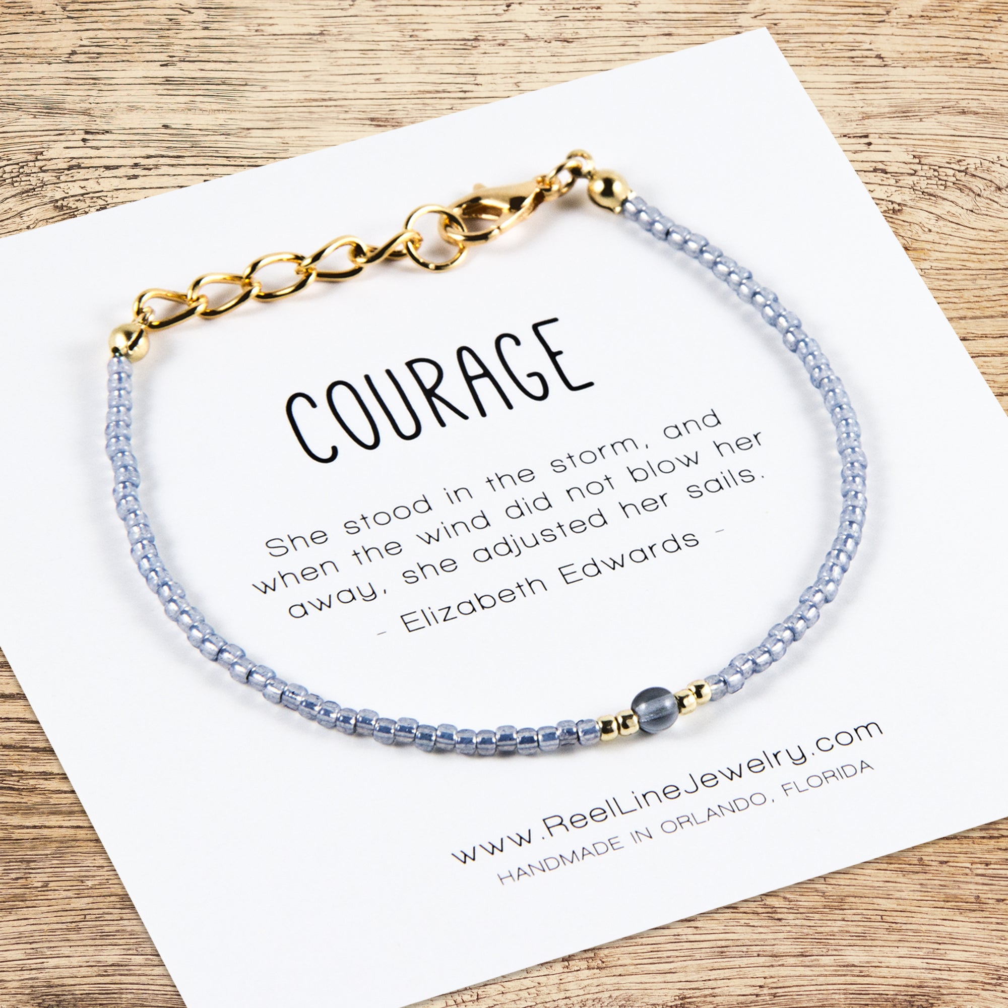 Jewel Courage Bracelet - Inspirational Jewelry