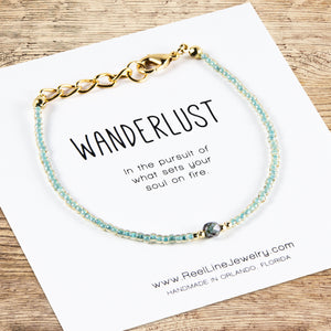 Jewel Wanderlust Bracelet - Inspirational Jewelry